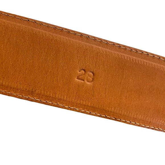 Ralph Lauren women's Genuine Lizard belt size 28 Black Italy preppy - Picture 4 of 7